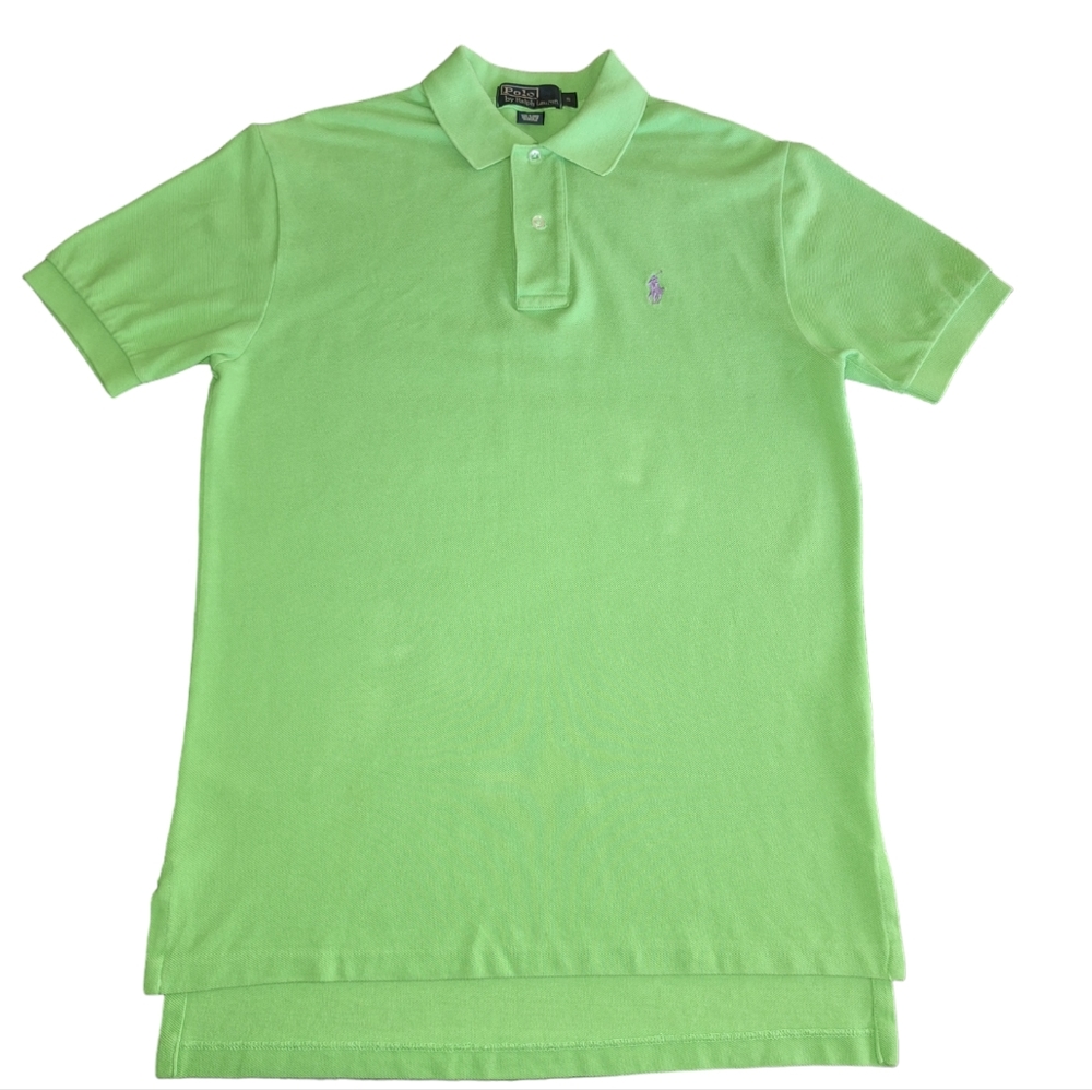 Polo By Ralph Lauren Men Classic Fit Polo Shirt Size S Lime Green